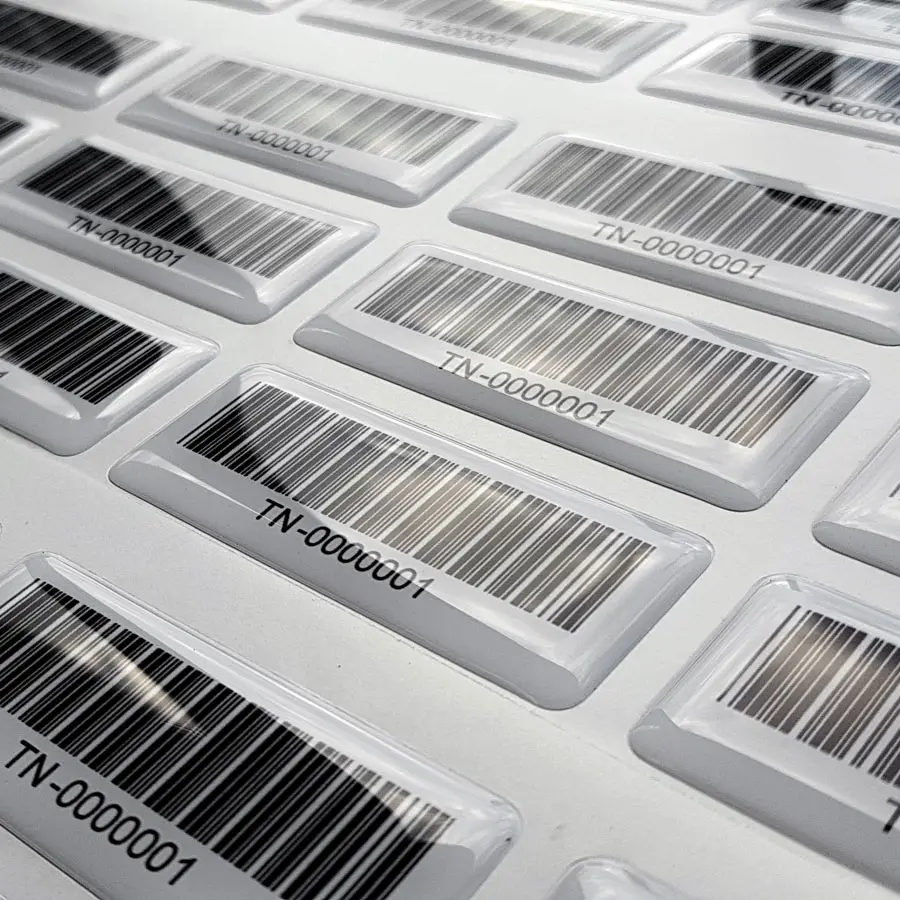 Barcode-Domed-Labels-Gel-Stickers-Resin-Badges