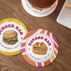 branded coasters