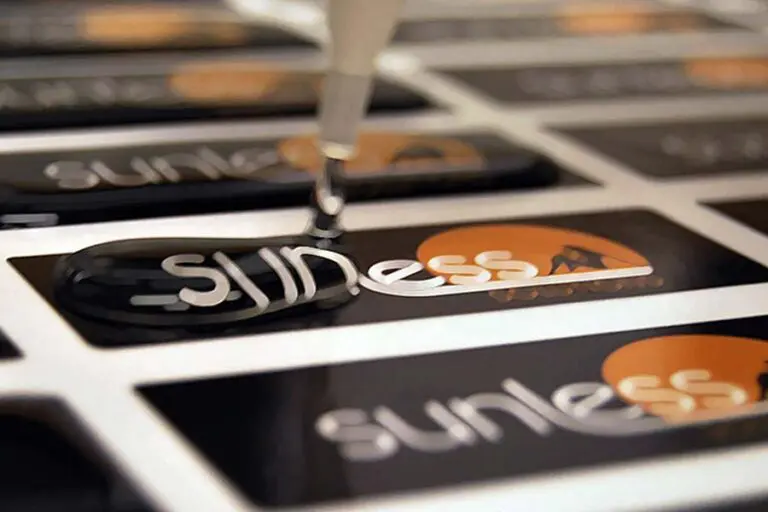 domed resin stickers