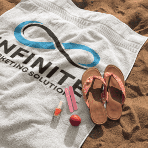 branded beach towels