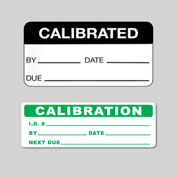 calibration labels