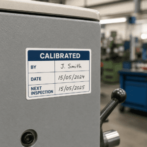 calibration-label-on-a-machine