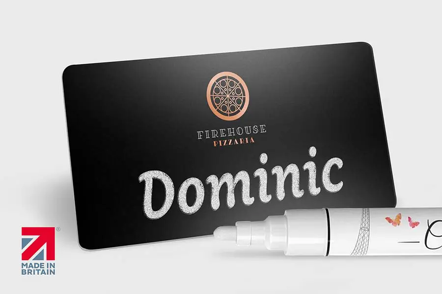 blackboard staff name badge