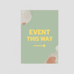 A5 Foam Board Signs