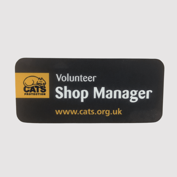 magnetic name badge