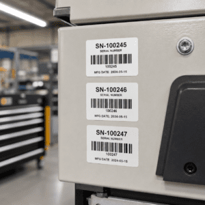 serial-number-label-on-machinery