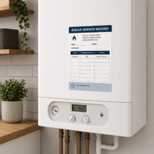 custom-printed-service-sticker-on-boiler