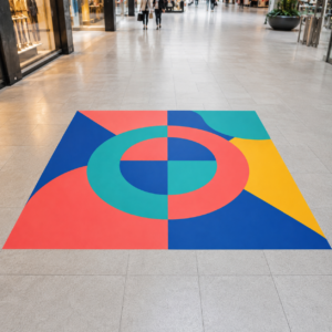 heavy-traffic-indoor-floor-graphic-in-shopping-mall
